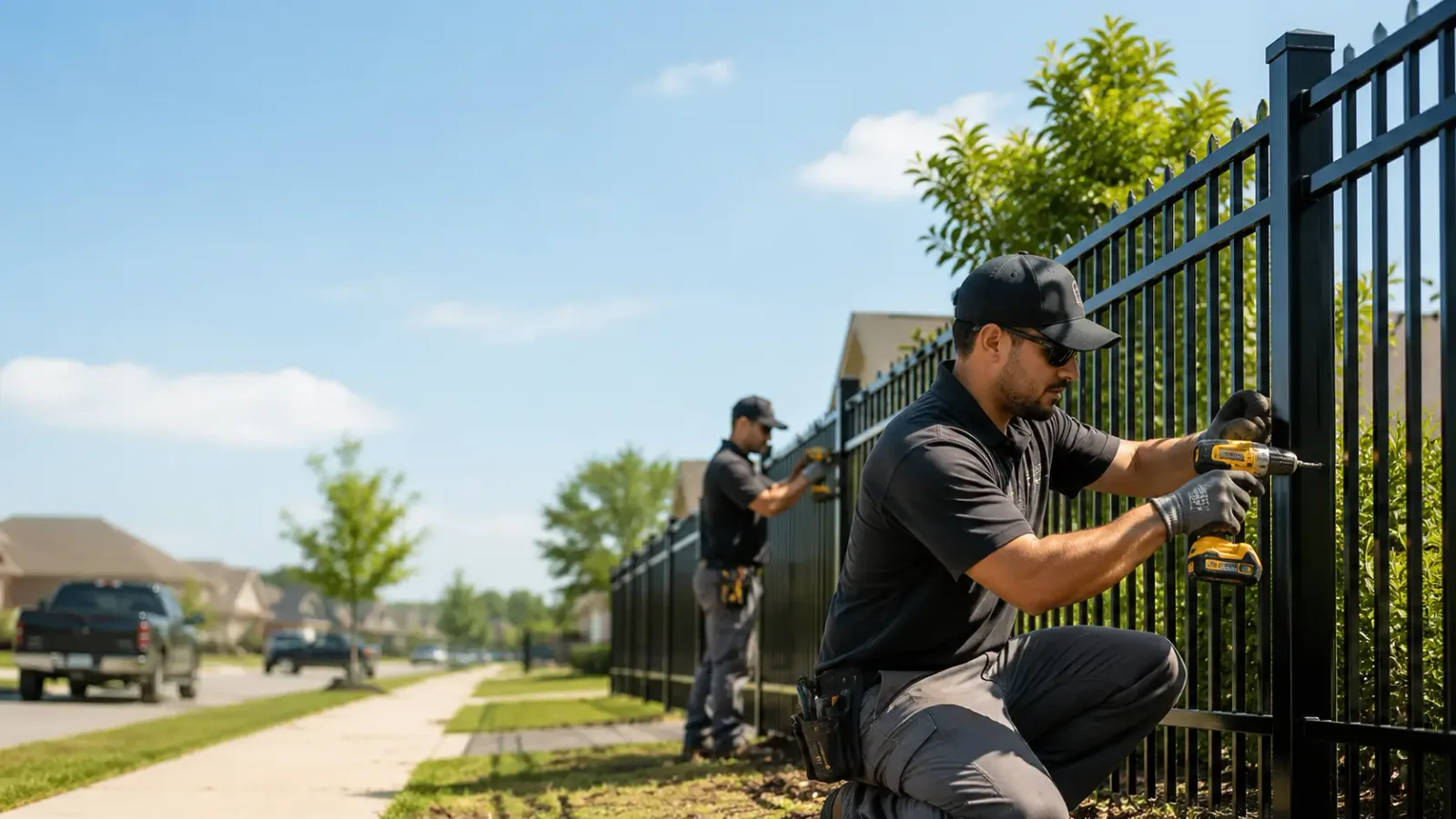 Metal Fence Installation in Lone Oak, TX